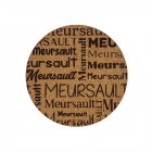 1 dessous de verre en  liège "Meursault"