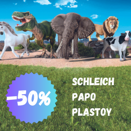 Destockage Figurines et accessoires Schleich Papo Plastoy
