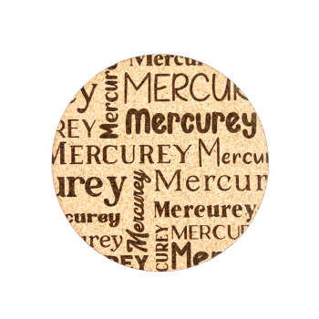 1 dessous de verre en  liège "Mercurey"