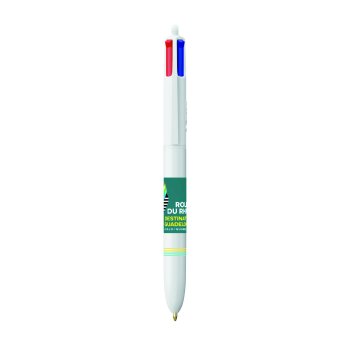 Stylo BIC® 4 couleurs Route du Rhum - Destination Guadeloupe. - Édition 2026 Logo Officiel