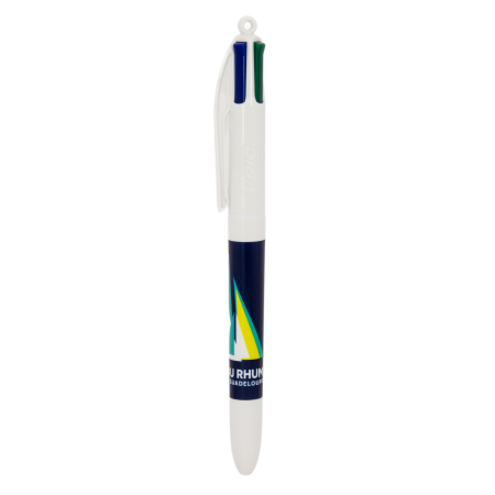 Crayon BIC 4 couleurs, affiche Route du Rhum - destination Guadeloupe 2026