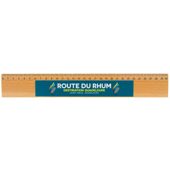 Règle en Bois 30 cm vert
